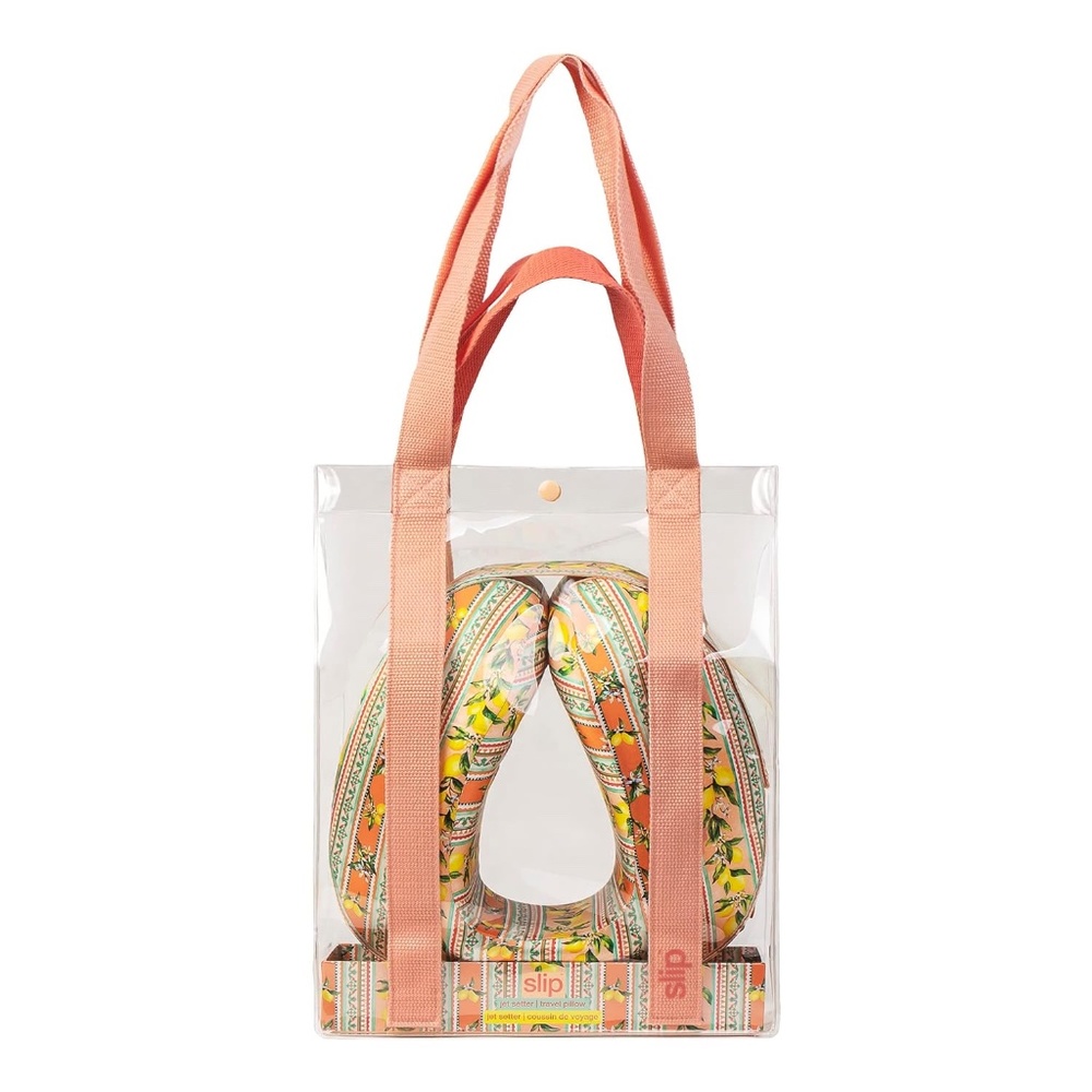 Brand New: SLIP Silk Jet Setter Travel Pillow, Portofino